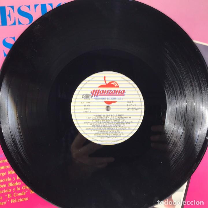 Discos de vinilo: Various &ndash; Estos Si Son Boleros - 2 x Vinyl, LP, Compilation - SPAIN - Foto 8