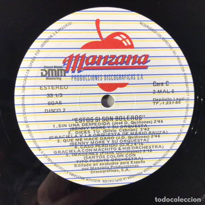 Discos de vinilo: Various &ndash; Estos Si Son Boleros - 2 x Vinyl, LP, Compilation - SPAIN - Foto 9