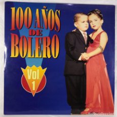 Discos de vinilo: VARIOUS – 100 AÑOS DE BOLERO VOL.2 - 2 X VINYL, LP, COMPILATION - SPAIN. Lote 338480773