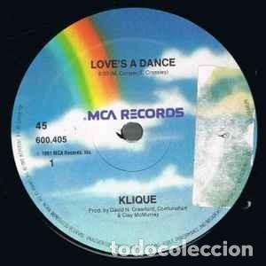 Discos de vinilo: Klique &lrm;&ndash; Loves A Dance - Foto 2