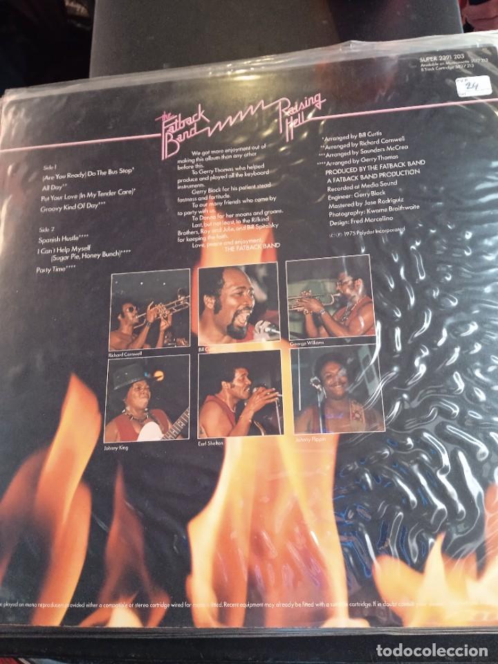 Discos de vinilo: THE FATBACK BAND- RISING HELL. LP - Foto 2