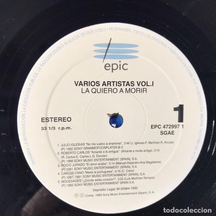 Discos de vinilo: Various &ndash; La Quiero A Morir - 2 x Vinyl, LP, Compilation - SPAIN - Foto 6