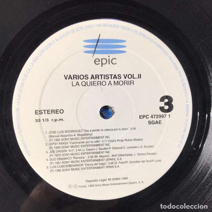 Discos de vinilo: Various &ndash; La Quiero A Morir - 2 x Vinyl, LP, Compilation - SPAIN - Foto 9