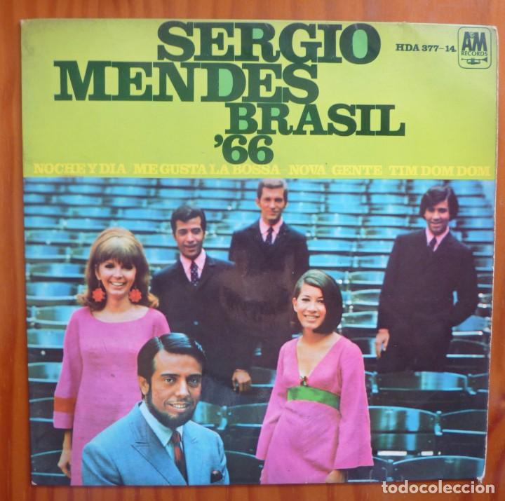 Discos de vinilo: SERGIO MENDES & BRASIL66 / NOCHE Y DIA+3 / EP - Foto 1