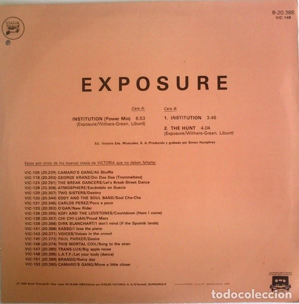Discos de vinilo: Exposure &lrm;&ndash; Institution - Foto 2