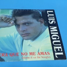 Discos de vinilo: VINILO LUIS MIGUEL SINGLE SERA QUE NO ME AMAS 1990. Lote 338575773
