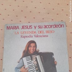 Discos de vinilo: VINILO DE MARIA JESÚS Y SU ACORDEÓN, LA LEYENDA DEL BESO. Lote 338581423