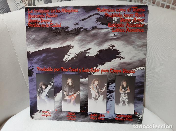 Discos de vinilo: OBUS -PODEROSO COMO EL TRUENO- (1982) LP DISCO VINILO - Foto 2