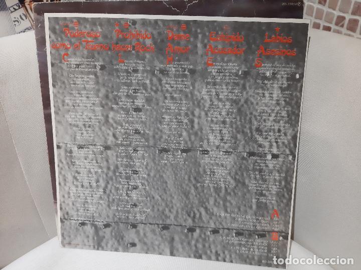 Discos de vinilo: OBUS -PODEROSO COMO EL TRUENO- (1982) LP DISCO VINILO - Foto 6