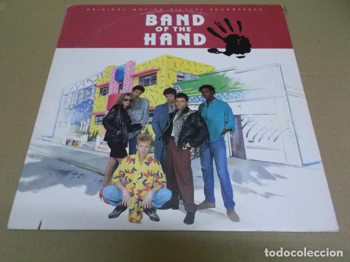Vinyl records: BAND OF THE HAND (LP) BOB DYLAN, RICK SHAFFER, STEPHEN TIGER… AÑO 1986 – EDICION ITALIANA