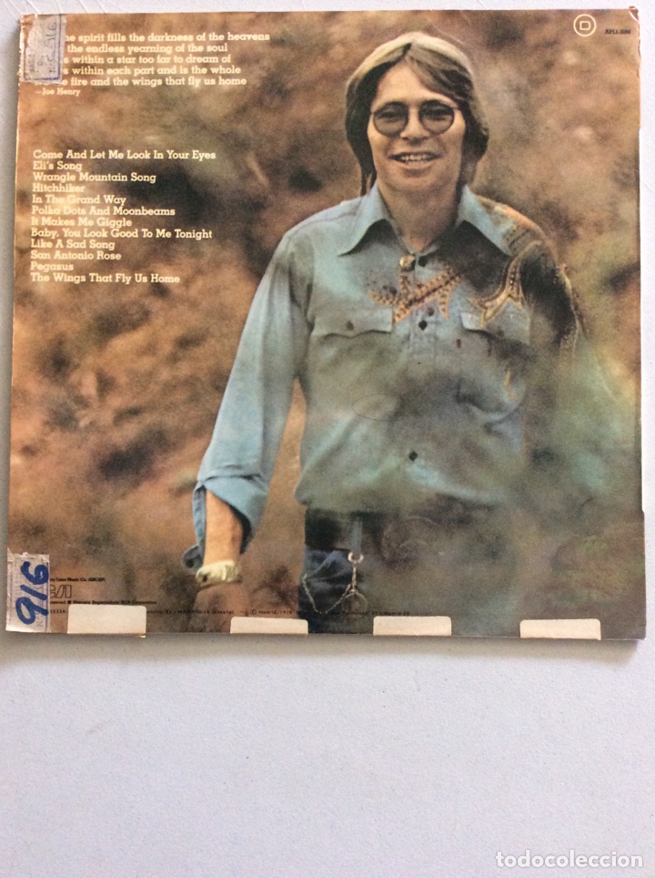 Discos de vinilo: John Denver. Spirit. - Foto 2