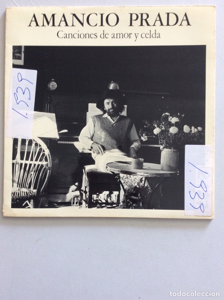 Discos de vinilo: Amancio Prada. Canciones de amor y celda. - Foto 1