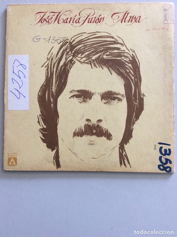 Discos de vinilo: Jos&eacute; Mar&iacute;a Puron. Alma. - Foto 1