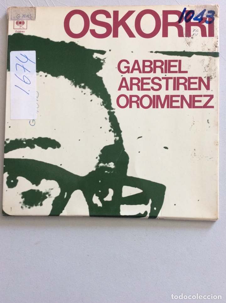 Discos de vinilo: Oskorri. Gabriel Arestiren Oroimenez. - Foto 1