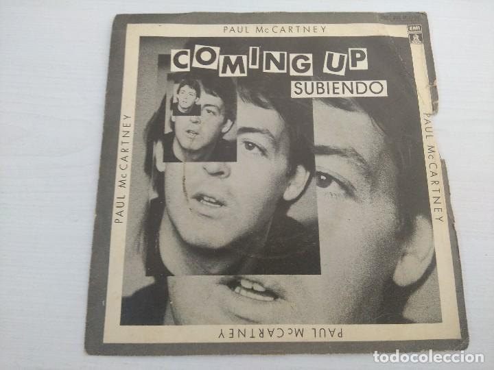 Discos de vinilo: PAUL McCARTNEY/COMING UP/SINGLE. - Foto 1