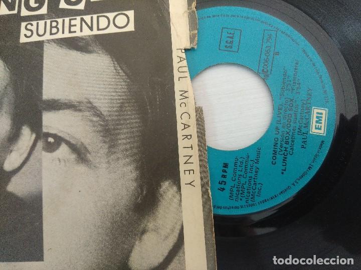 Discos de vinilo: PAUL McCARTNEY/COMING UP/SINGLE. - Foto 2