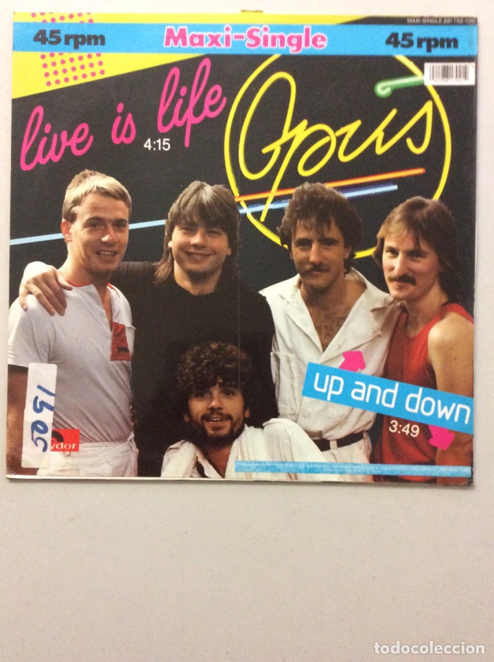 Discos de vinilo: Opus. Live is life. Up and down. - Foto 2