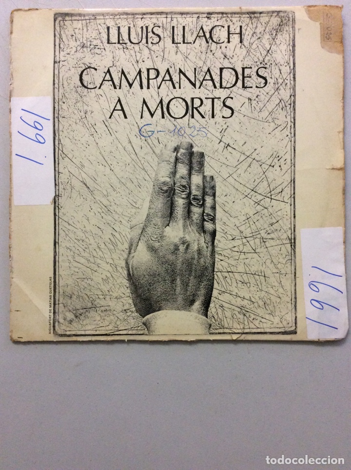 Discos de vinilo: Lluis Llach. Campanades a morts. - Foto 1
