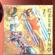 Discos de vinilo: A- ADRIANO CELENTANO EN SAN REMO. ZAFIRO 1961 EP. Lote 338743238