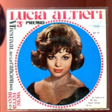 Discos de vinilo: A- VI FESTIVAL DE LA CANCIÓN MEDITERRANEO. LUCIA ALTIERI. IO CREDO IN TEI. MARFER 1964 EP. Lote 338744978
