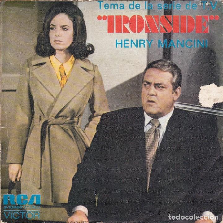 Discos de vinilo: Henry Mancini - Sam Cade; Ironside - RCA 3-10862 - 1972 - Foto 2