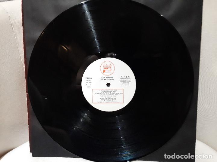 Discos de vinilo: JON WAYNE -TEXAS FUNERAL- (1985) LP DISCO VINILO - Foto 3