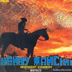Discos de vinilo: HENRY MANCINI - MIDNIGHT COWBOY; NATALIE - RCA 3-10472 - 1970. Lote 338836988