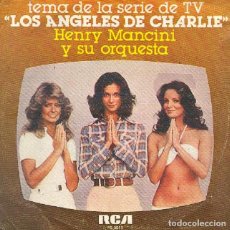Discos de vinilo: HENRY MANCINI - LOS ÁNGELES DE CHARLIE; EL CABALLERO DE AZUL - RCA PB-0888 - 1977. Lote 338844178