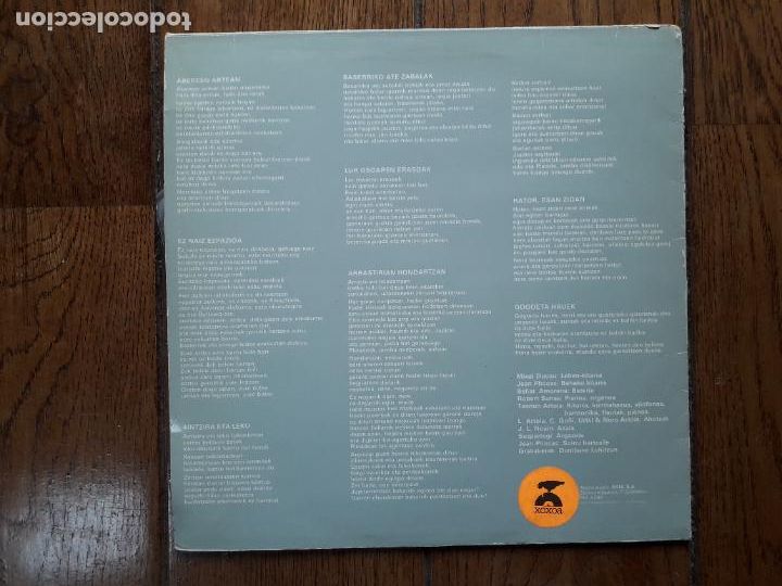 Discos de vinilo: Txomin Artola - belar hostoak - Foto 2