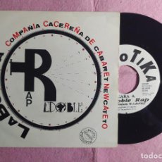 Discos de vinil: 7” LA BOTIKA - REDOBLE RAP / REDOBRO RAP - LOBO LR-001 - SPAIN PRESS - PROMO (VG++/VG++). Lote 338859548