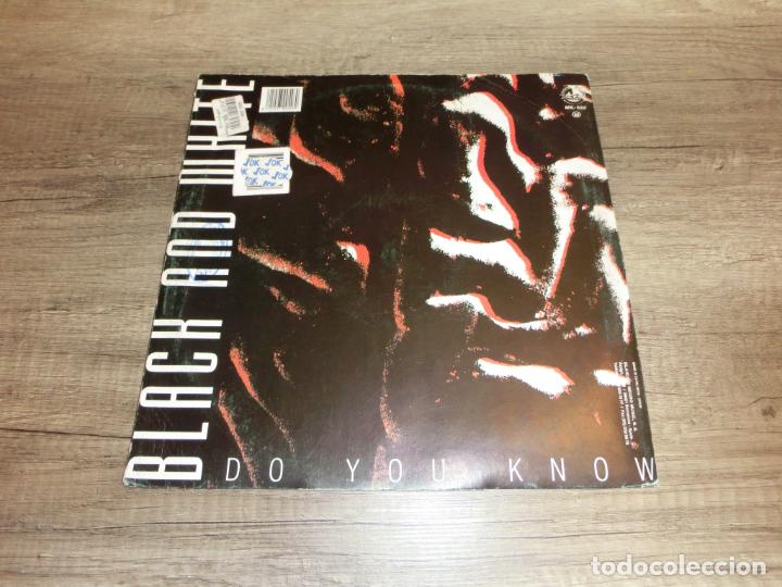 Discos de vinilo: BLACK AND WHITE - DO YOU KNOW - Foto 2