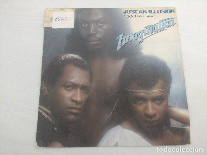 Discos de vinilo: IMAGINATION/JUST AN ILLUSION/SINGLE. - Foto 1