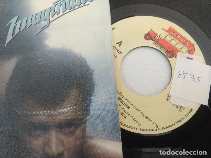 Discos de vinilo: IMAGINATION/JUST AN ILLUSION/SINGLE. - Foto 2