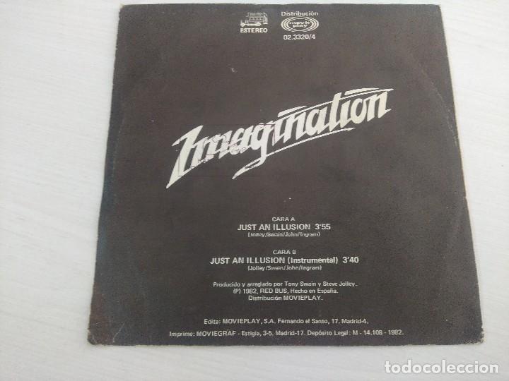 Discos de vinilo: IMAGINATION/JUST AN ILLUSION/SINGLE. - Foto 3