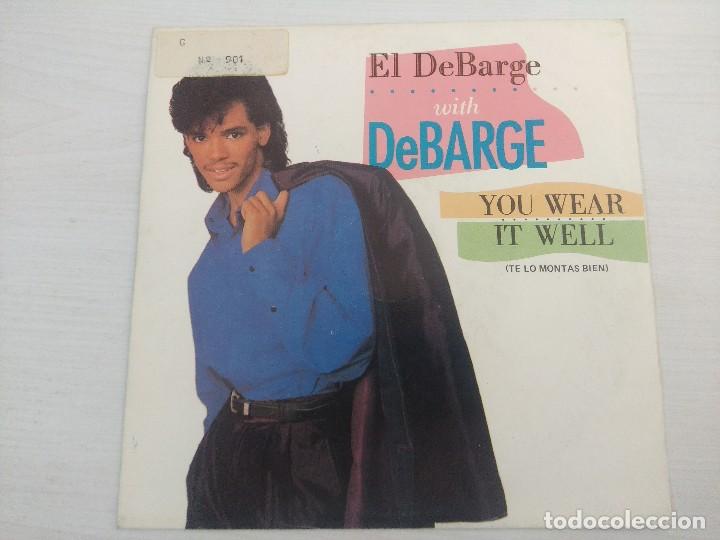 Discos de vinilo: DEBARGE/YOU WEAR IT WELL/SINGLE. - Foto 1