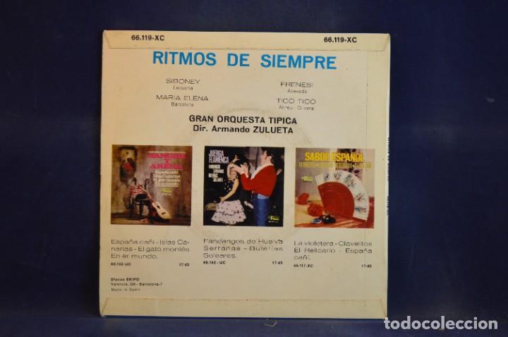 Discos de vinilo: GRAN ORQUESTA TIPICA - RITMOS DE SIEMPRE - EP - Foto 2