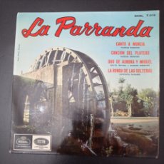 Discos de vinilo: LA PARRANDA , MARCOS REDONDO, LOLITA ROVIRA , CONCHITA PANADES , DISCO VINILO SINGLES. Lote 338887063