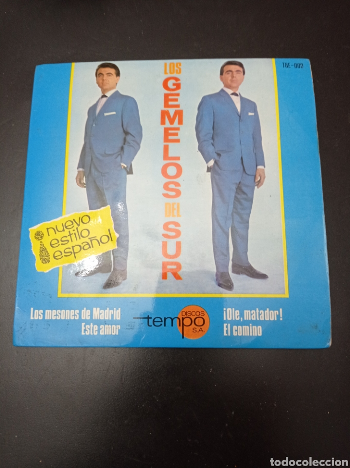 Discos de vinilo: LOS GEMELOS DEL SUR 1965 , DISCO VINILO SINGLED - Foto 1