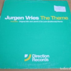 Discos de vinilo: JURGEN VRIES - THE THEME. SPANISH 12” 33 RPM MAXI SINGLE 2002 EDITION. BUEN ESTADO. Lote 338893558