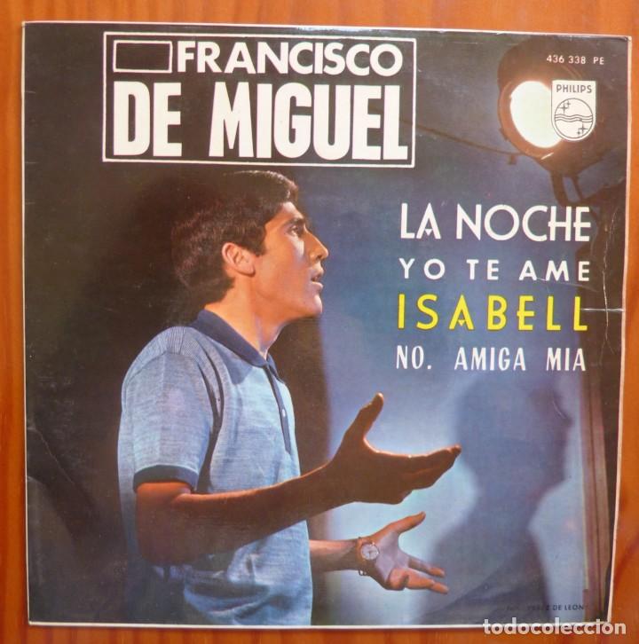 Discos de vinilo: FRANCISCO DE MIGUEL / LA NOCHE+3 / 1965 / EP - Foto 1