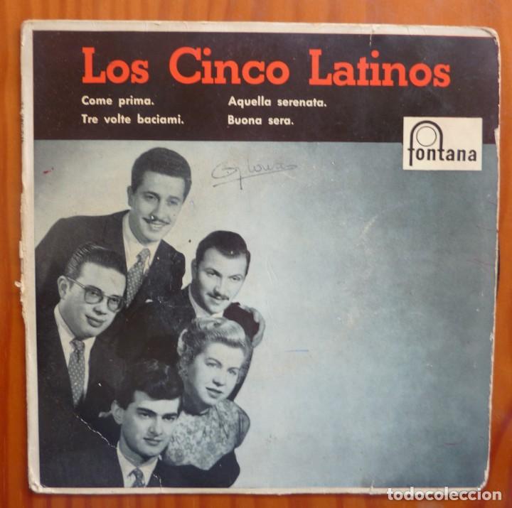 Discos de vinilo: LOS CINCO LATINOS / COMO PRIMA+3 / 1958 / EP - Foto 1