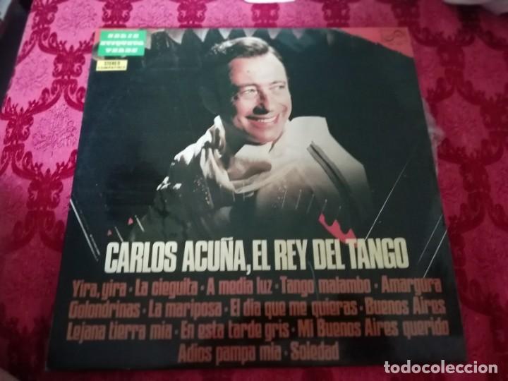 Lp Carlos acu&ntilde;a el rey del tango 1973
