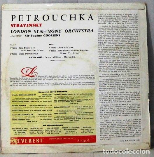 Discos de vinilo: STRAVINSKY - PETROUCHKA - BALLET COMPLETO - LP - Foto 2