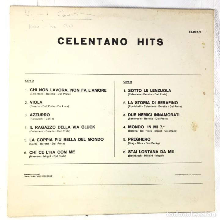 Discos de vinilo: Adriano Celentano &ndash; Celentano Hits - Vinyl, LP, Compilation, Reissue - SPAIN - Foto 2