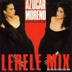 Discos de vinilo: AZUCAR MORENO - AUNQUE ME FALTE EL AIRE (LERELE MIX) - MAXI-SINGLE PROMO SPAIN