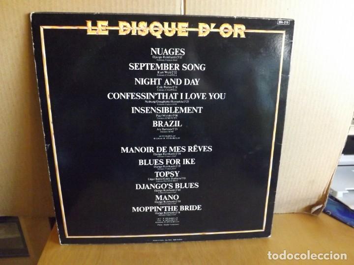 Discos de vinilo: DJANGO REINHARDT ---- LE DISQUE D&acute;OR - Foto 2