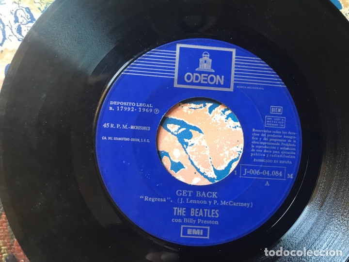 Discos de vinilo: The Beatles. Get Back. Emi-Odeon - Foto 3