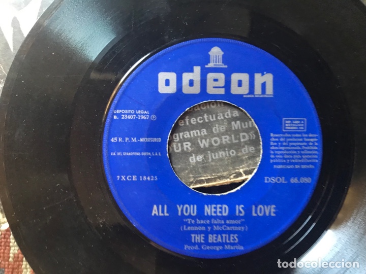 Discos de vinilo: The Beatles. Al you need is Love. Emi-Odeon - Foto 3