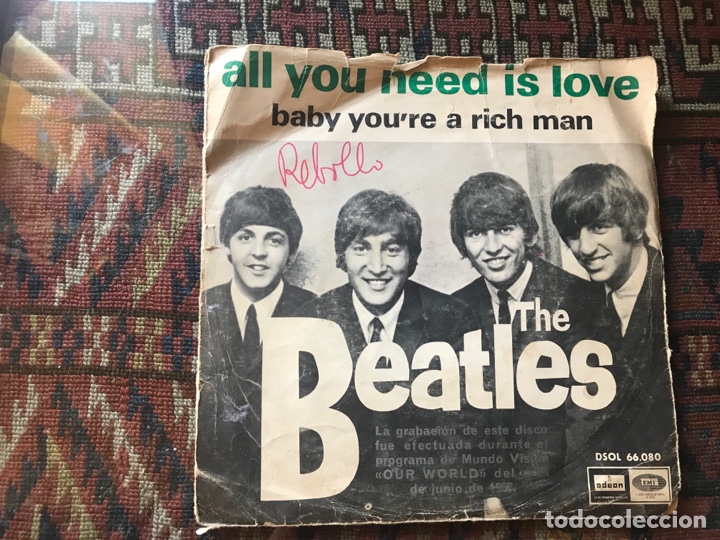 Discos de vinilo: The Beatles. Al you need is Love. Emi-Odeon - Foto 1