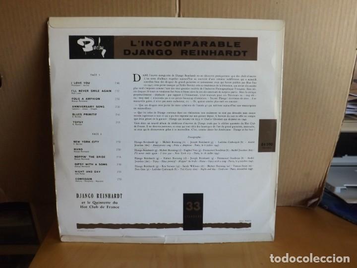 Discos de vinilo: DJANGO REINHARDT ---- L`INCOMPARABLE - Foto 2
